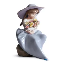 Bimba con fiori - Lladrò