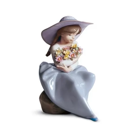 Bimba con fiori - Lladrò