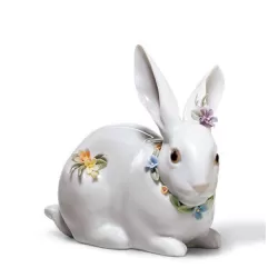 Coniglio con fiori - Lladrò