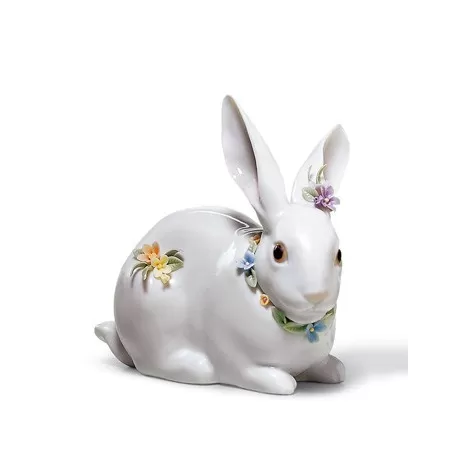 Coniglio con fiori - Lladrò
