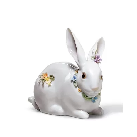 Coniglio con fiori - Lladrò