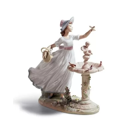 Passerotti alla fontana - Lladrò