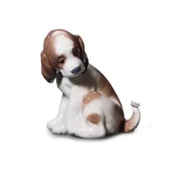 Cane con farfalla - Lladrò