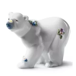 Orso con fiori - Lladrò