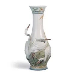 Vaso aironi cinerini - Lladrò