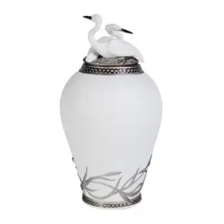 Anfora aironi cinerini (re-deco) - Lladrò