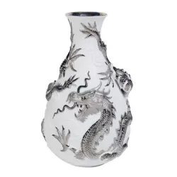 Portafiore - sfondo bianco (re-deco) - Lladrò