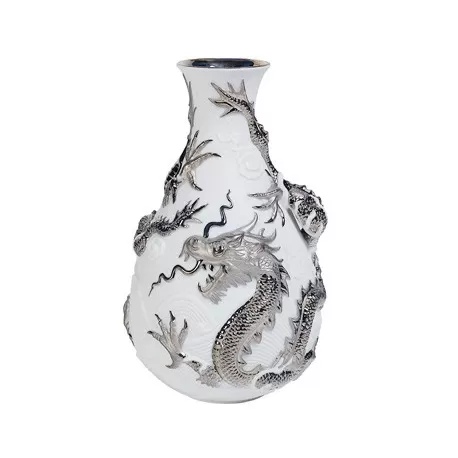 Portafiore - sfondo bianco (re-deco) - Lladrò