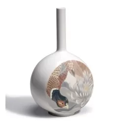 Canvas vase bird scene - Lladrò