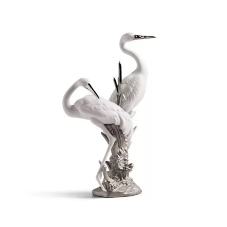 Coppia di gru (re-deco) - Lladrò