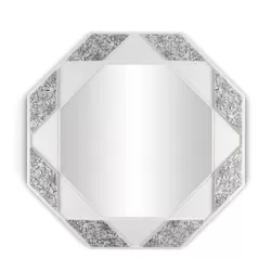 Specchio ottagonale (bianco nero) - Lladrò