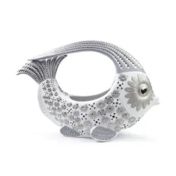 Centro pesce grande (bianco e argento) - Lladrò