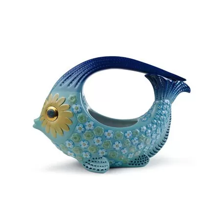 Centro pesce piccolo (colore) - Lladrò
