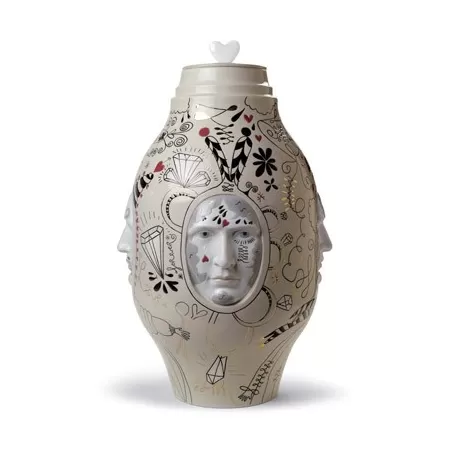 Medium conversation vase - Lladrò