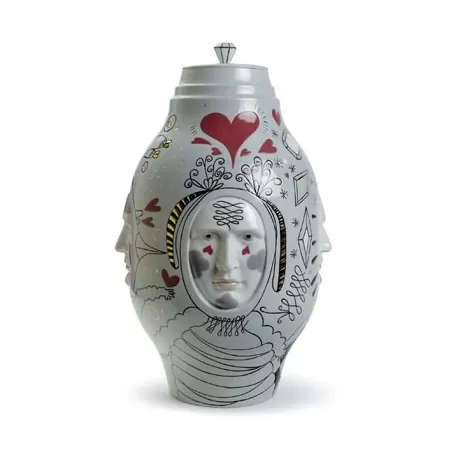 Small conversation vase - Lladrò