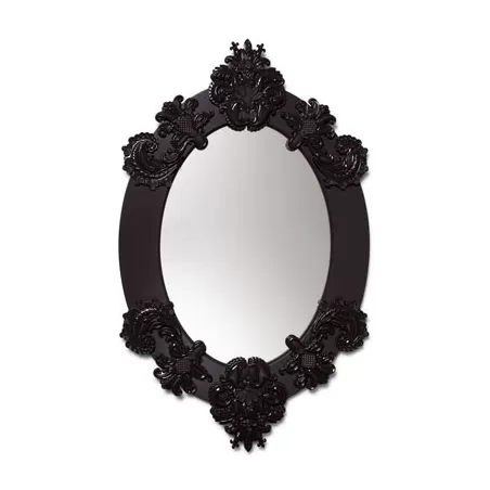 Specchio ovale (nero) - Lladrò
