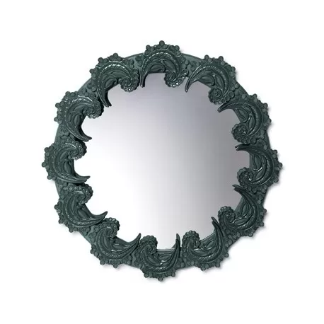 Specchio spirali (verde) - Lladrò