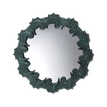 Specchio spirali (verde) - Lladrò