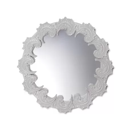 Specchio spirali (bianco) - Lladrò