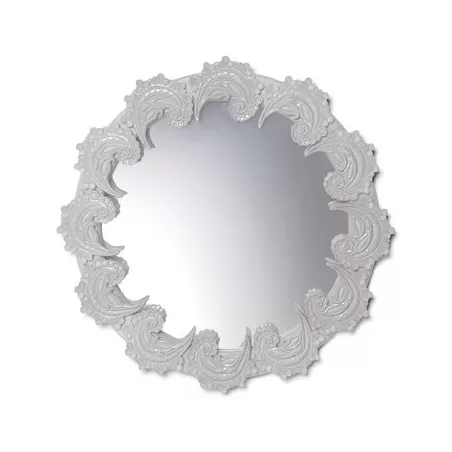 Specchio spirali (bianco) - Lladrò