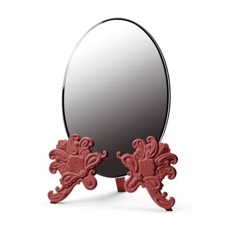 Specchio toeletta (rosso) - Lladrò