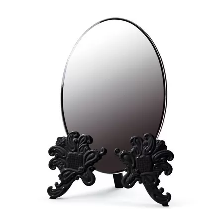 Specchio toeletta (nero) - Lladrò