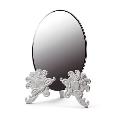 Specchio toeletta (bianco) - Lladrò