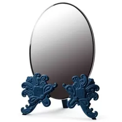 Specchio toeletta (blu) - Lladrò