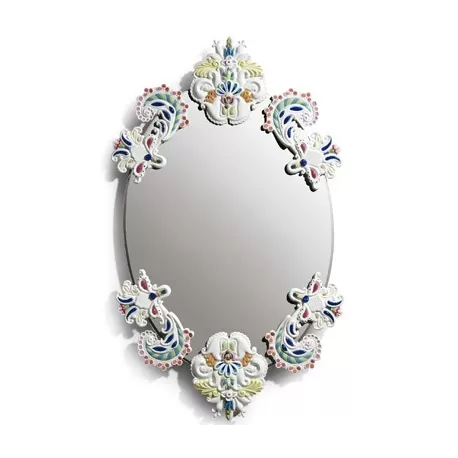 Specchio ovale senza cornice (multic.) - Lladrò
