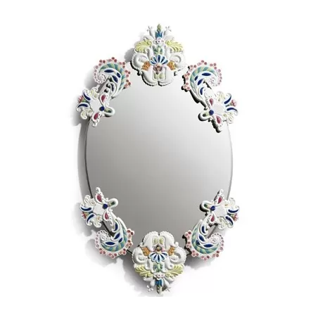 Specchio ovale senza cornice (multic.) - Lladrò