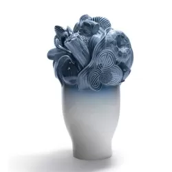 Naturo. - vaso grande (blu) - Lladrò