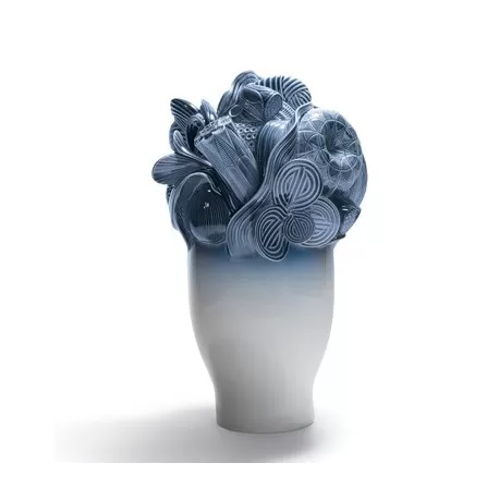 Naturo. - vaso grande (blu) - Lladrò