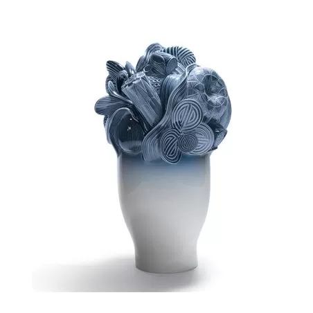 Naturo. - vaso grande (blu) - Lladrò