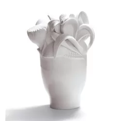 Naturo - vaso piccolo (bianco) - Lladrò