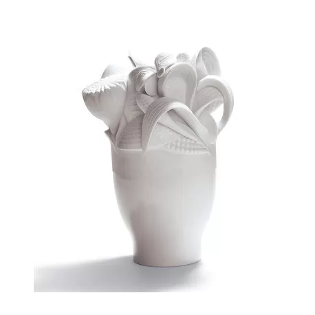 Naturo - vaso piccolo (bianco) - Lladrò