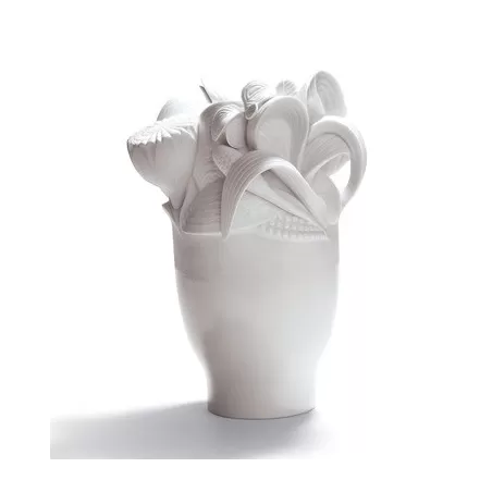 Naturo - vaso piccolo (bianco) - Lladrò