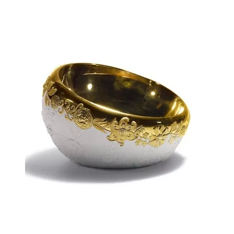 Naturo. - ciotola (dorato) - Lladrò