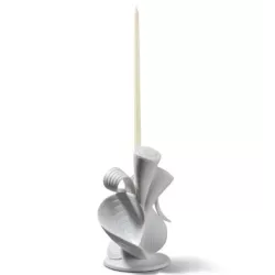 Naturo. - portacandela (bianco) - Lladrò