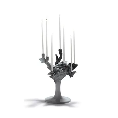 Naturo - candelabro multi (grigio) - Lladrò