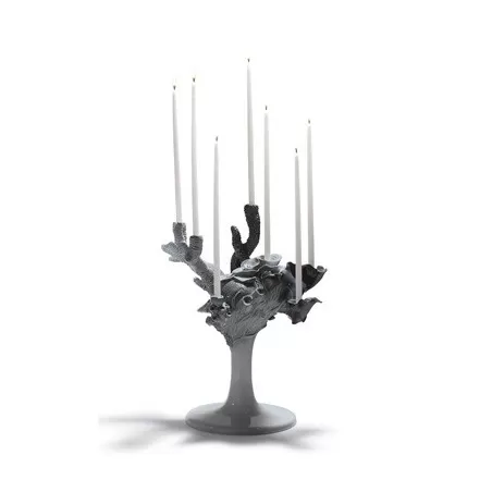 Naturo - candelabro multi (grigio) - Lladrò