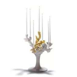 Naturo - candelabro multi (dorato) - Lladrò