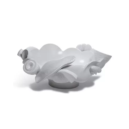 Naturo - centro tavola (bianco) - Lladrò