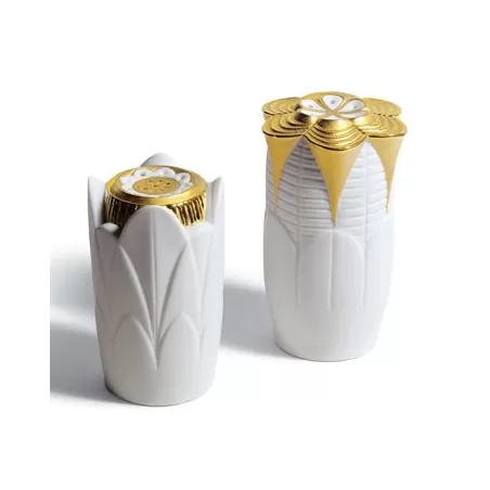 Naturo - sale e pepe (dorato) - Lladrò