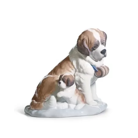 Prendendosi cura del piccolo - Lladrò