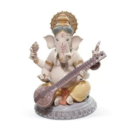 Ganesha con veena - Lladrò