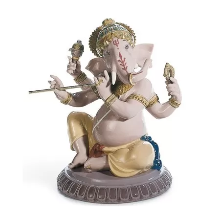 Ganesha con bansuri - Lladrò