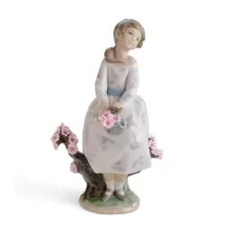 Stagione fiorita - bimba - Lladrò