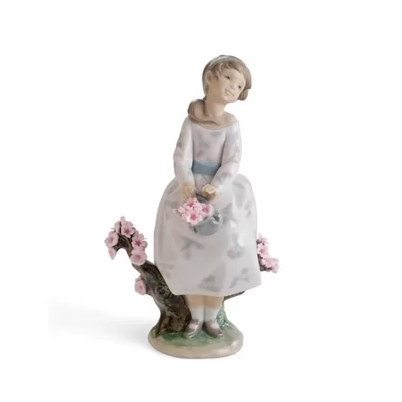 Stagione fiorita - bimba - Lladrò