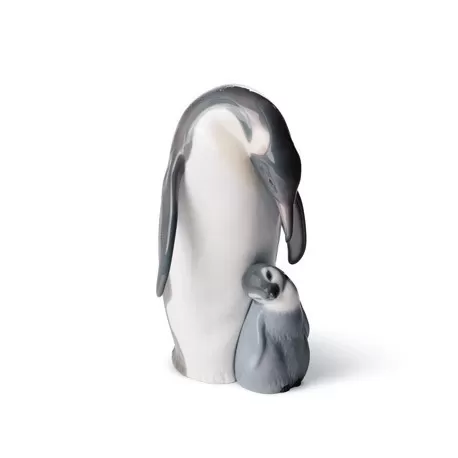 Pinguino con cucciolo - Lladrò