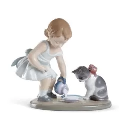 La colazione del gatto - Lladrò